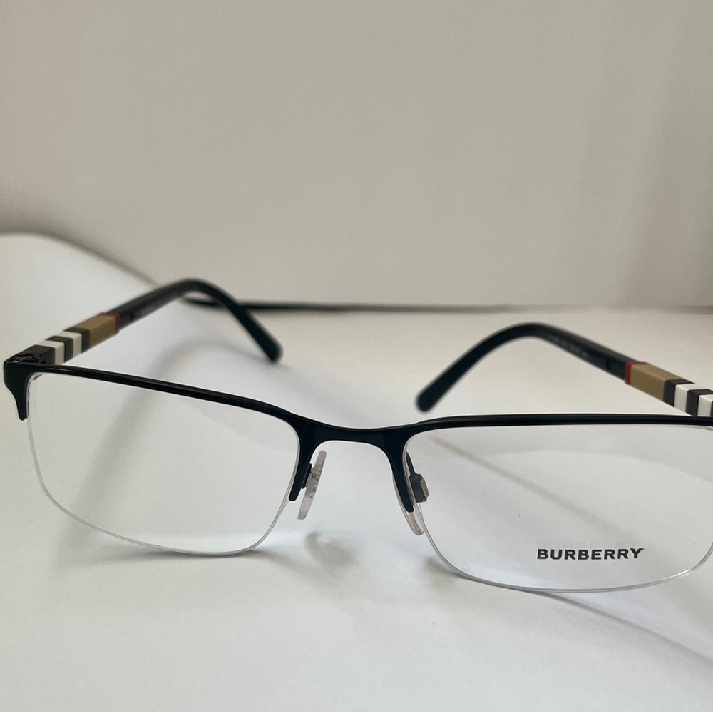 Burberry B 1282 1001 New Rimless Eyeglasses